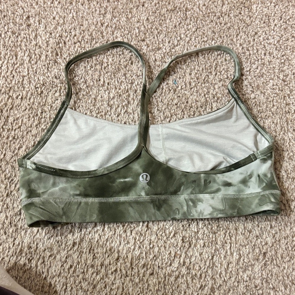 Women's Tie-Dye Sports Bra Lululemon Size 8 - Picture 2 of 4